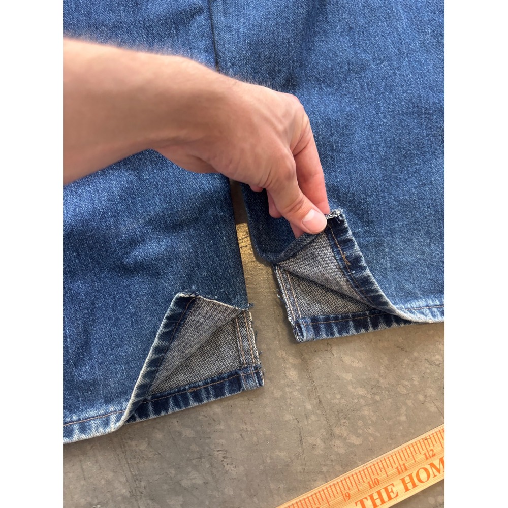 Vintage Y2K Levi's Silver Tab Baggy Dark Wash Denim Jeans - Picture 4 of 11